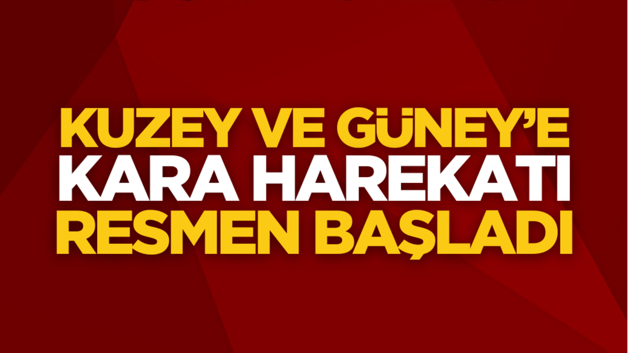 İsrail ordusu Gazze’nin kuzey ve güneyine kara harekatı başlattı