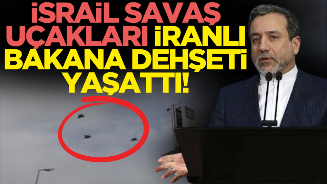 İsrail savaş uçakları İranlı bakana dehşeti yaşattı