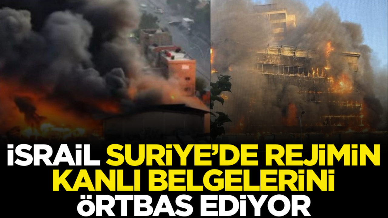 İsrail, Suriye’de rejimin kanlı belgelerini örtbas ediyor!