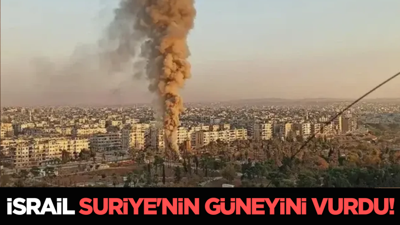 İsrail Suriye'nin güneyini vurdu!