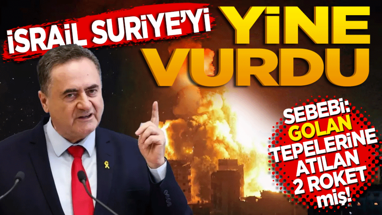 İsrail Suriye’yi yine vurdu