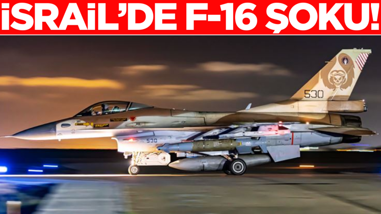 İsrail’de F-16 şoku! Havada ‘teknik arıza’ alarmı
