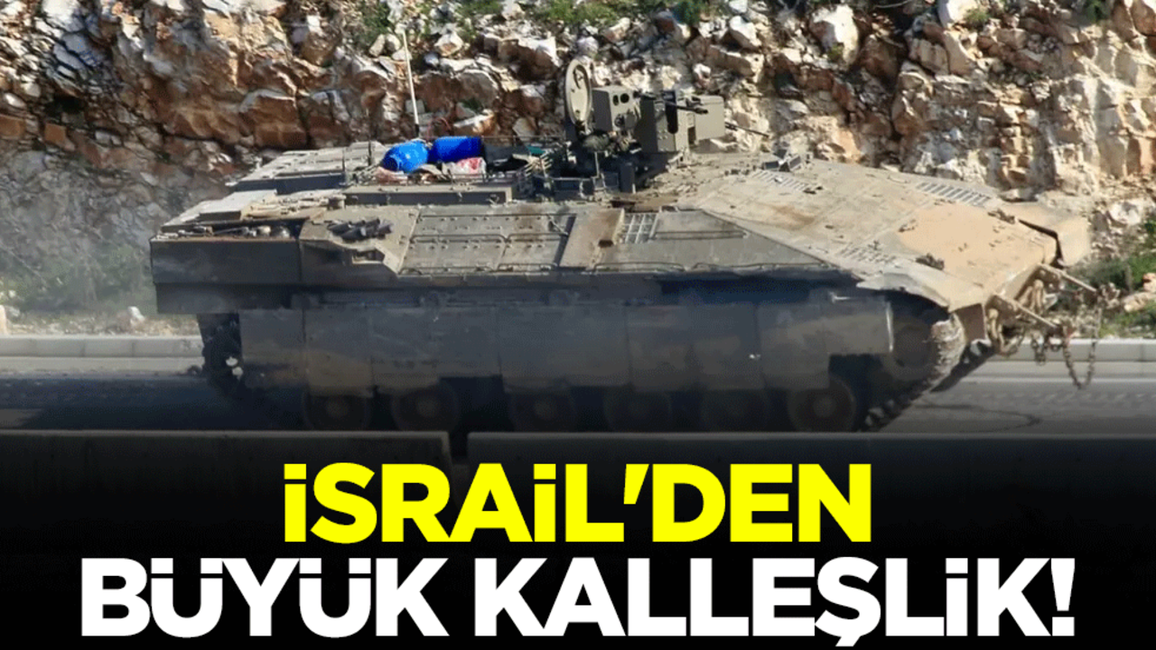 İsrail'den büyük kalleşlik!