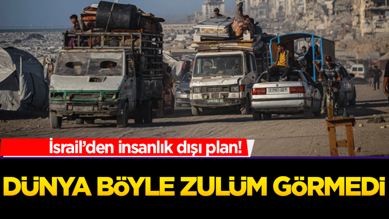 İsrail’den insanlık dışı plan! Gazze’de açlık ve susuzlukla katliam hazırlığı