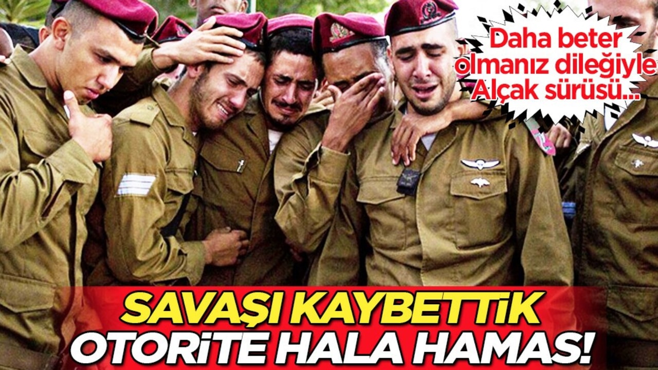 İsrail'den itiraf! Gazze'de direniş altın harflerle yazılacak! Savaşı kaybettik, otorite hala Hamas!