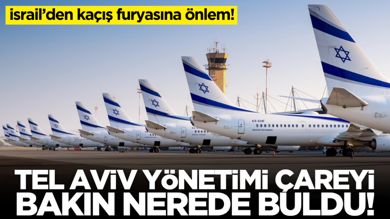 İsrail’den kaçış başladı! Tel Aviv yönetimi çareyi bakın nerede buldu