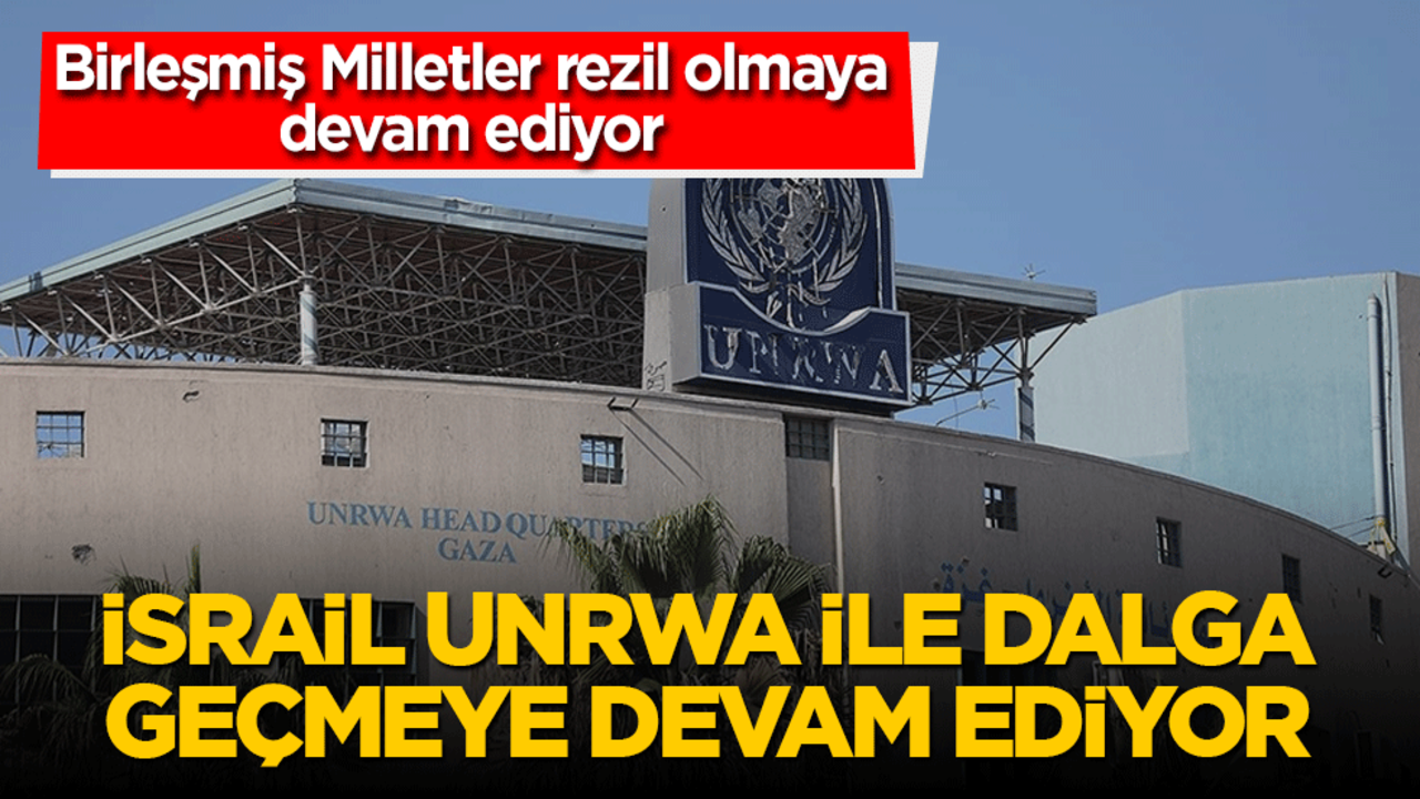 İsrail'den kritik hamle: UNRWA'nın faaliyetleri yasaklandı!