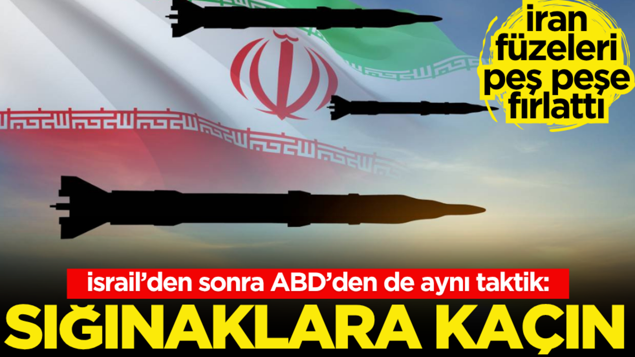 İsrail’den sonra ABD’den de aynı taktik: Sığınaklara kaçın!