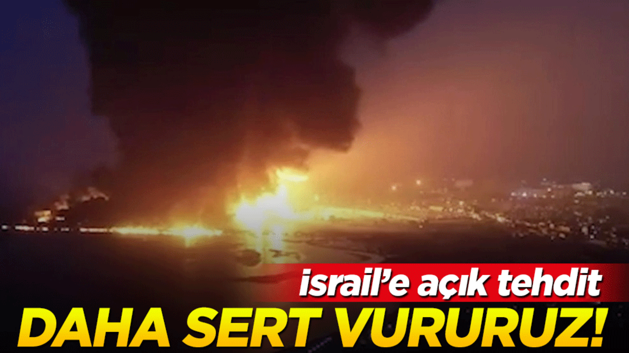 İsrail'e büyük tehdit: Daha sert vururuz!