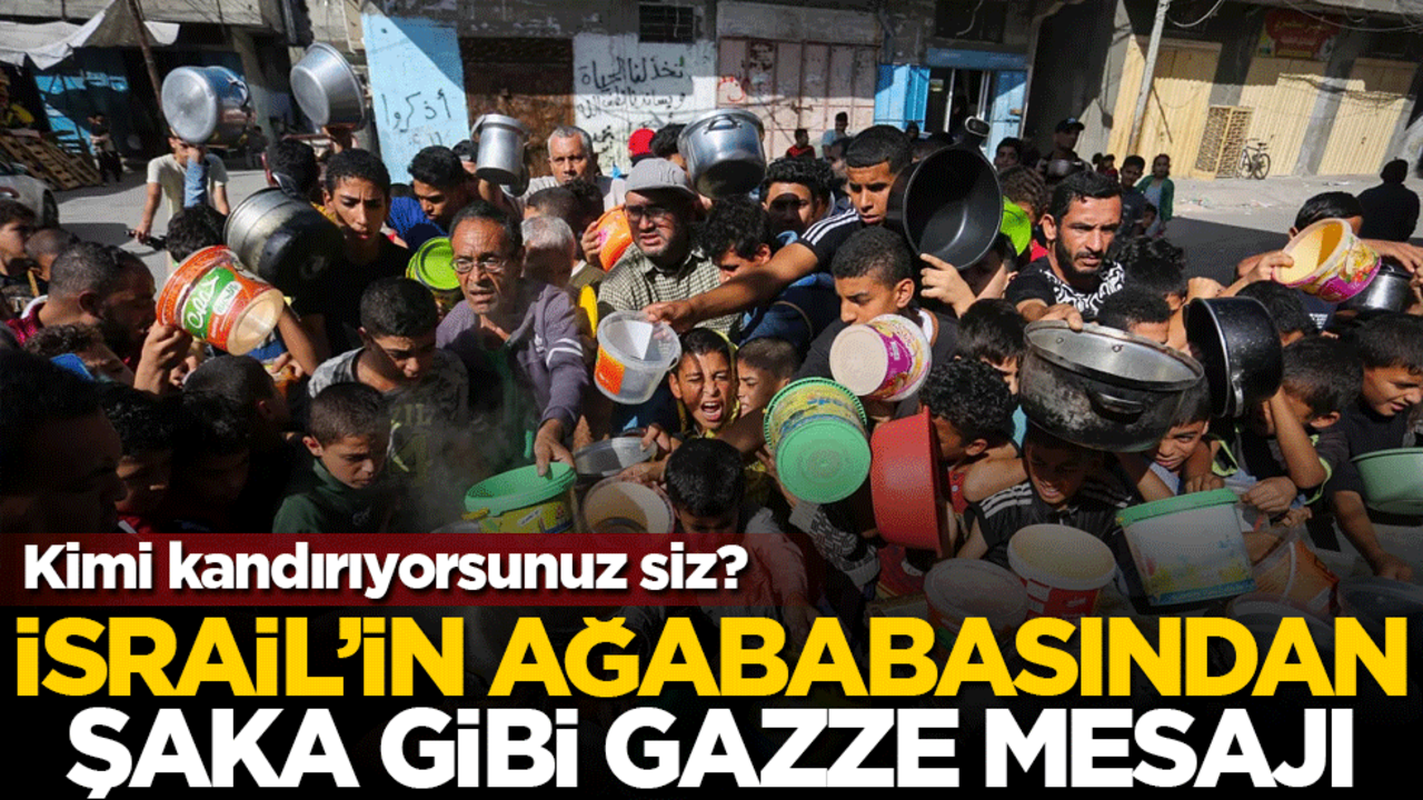 İsrail'in ağababasından şaka gibi Gazze mesajı! Kimi kandırıyorsunuz siz?