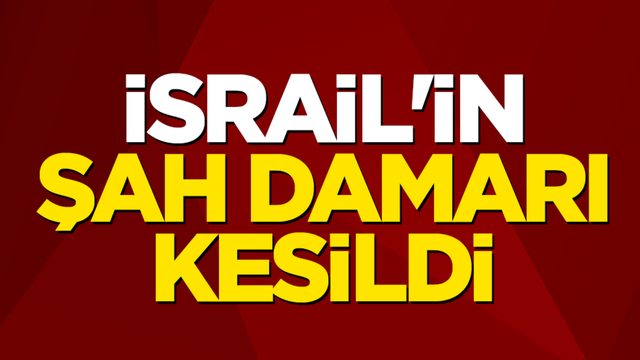 İsrail'in şah damarı kesildi! İsrail Şirketi Bazan Group: Hayfa rafinerisi kapatıldı