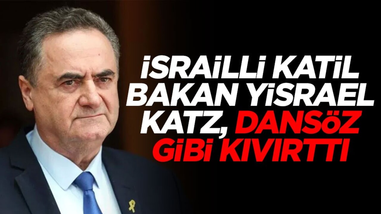 İsrailli katil bakan dansöz gibi kıvırttı..