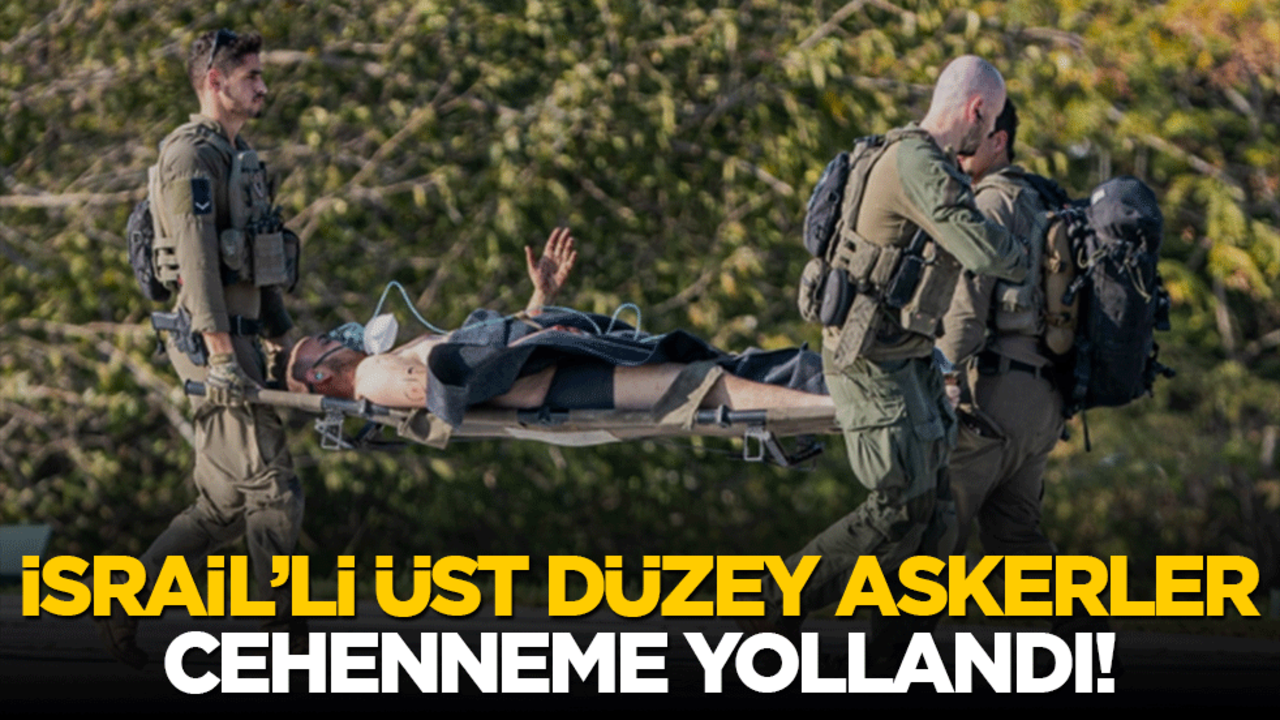 İsrail’li üst düzey askerler cehenneme yollandı!