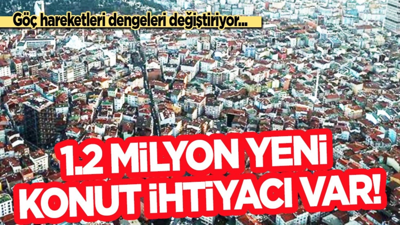 İstanbul'da gelecek 1 yılda 122 bin yeni konut ihtiyacı var! İstanbul ile ilgili tehdit açıklandı