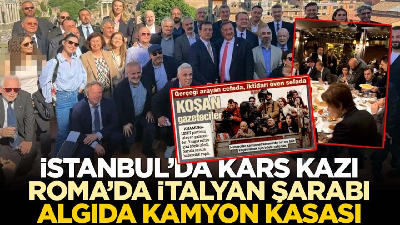 İstanbul’da Kars kazı, Roma’da İtalyan şarabı, algıda kamyon kasası