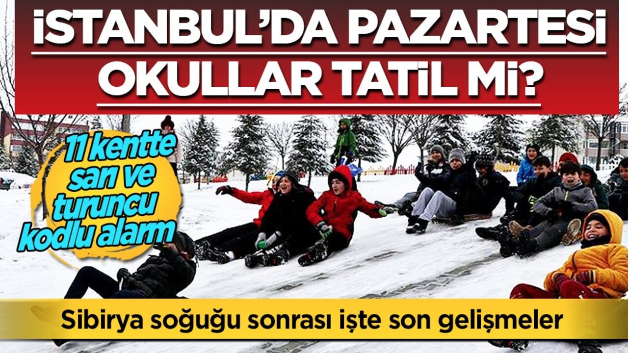 İstanbul'da yarın okullar tatil mi? Eğitime kar engeli var mı? Vali Davut Gül'den açıklama!