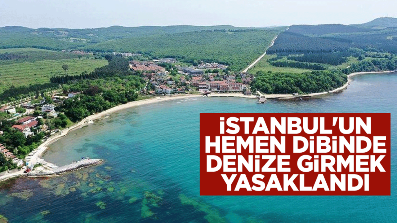 İstanbul'un hemen dibinde denize girmek yasaklandı