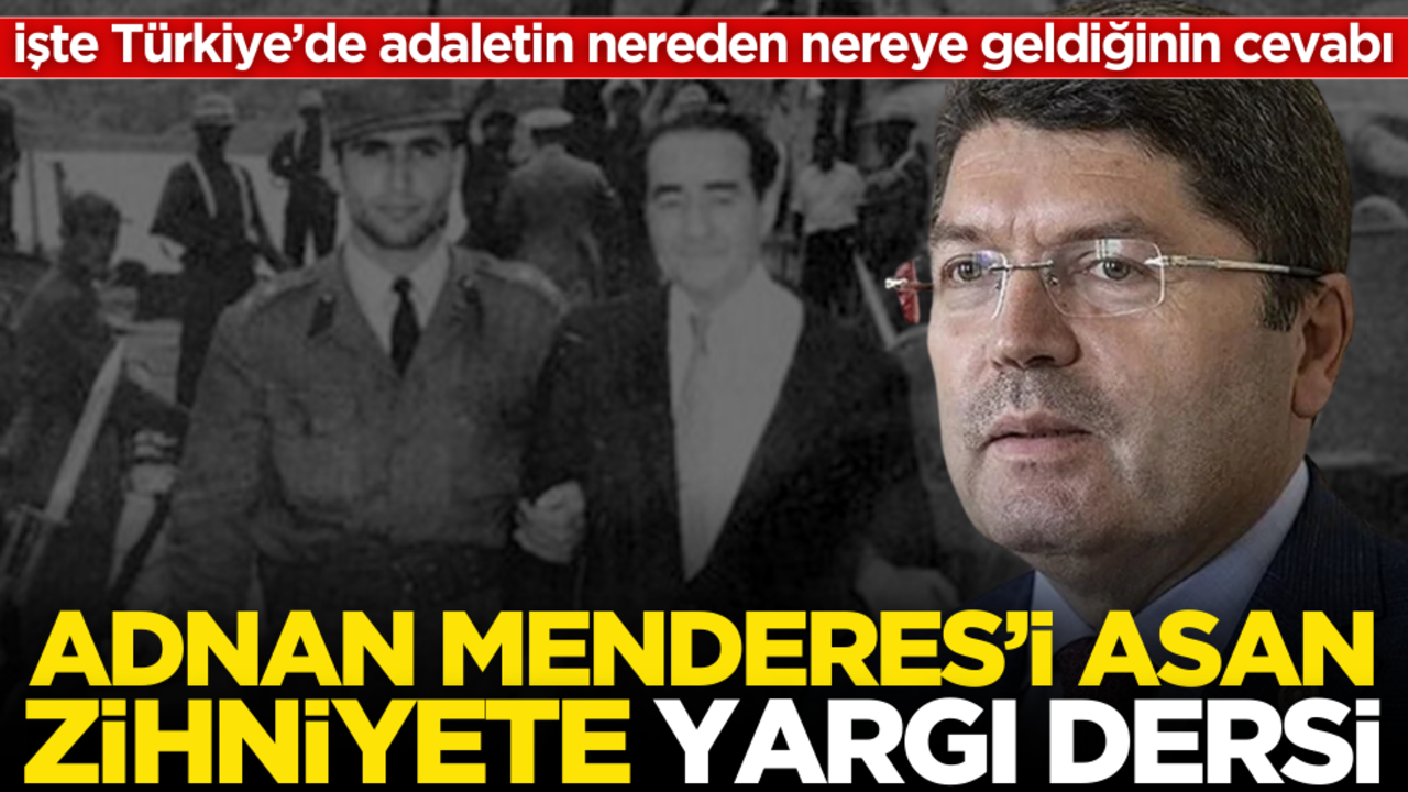İşte Türkiye’de adaletin nereden nereye geldiğinin cevabı! Adnan Menderes’i asan zihniyete yargı dersi