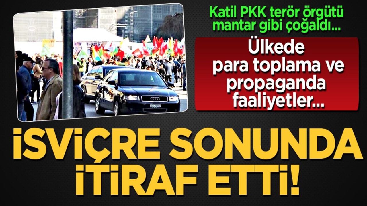 İsviçre'den tarihi itiraf: Terör örgütü PKK'nın terör karargahı! Büyük skandal patladı