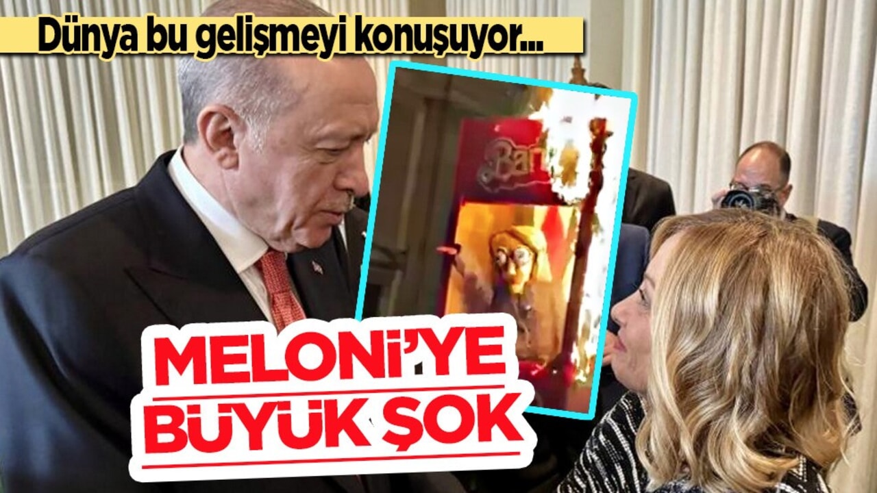 İtalya Başbakanı Meloni'nin kuklasını yaktılar! Şoke eden olay: Sebebi buymuş ortaya çıktı