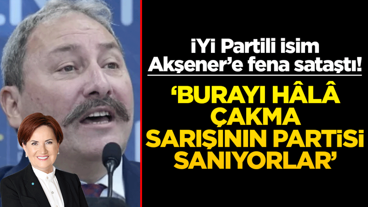 İYİ Parti'yi karıştıran sözler! "Burayı çakma sarışının çiftliği zannediyorlar"