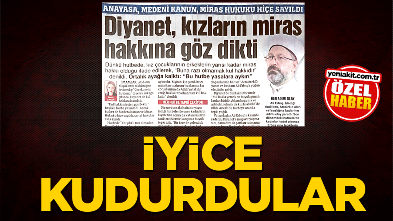 İyice kudurdular