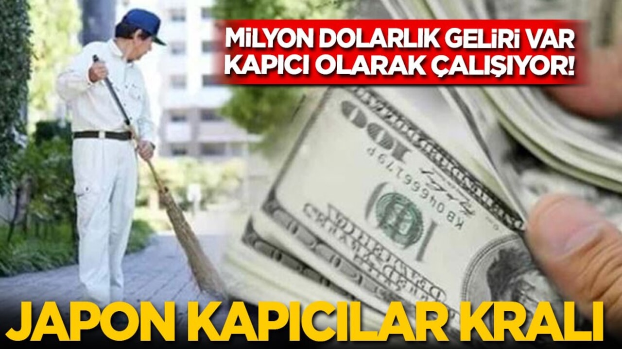 Japon kapıcılar kralı... Milyon dolarlık geliri var, kapıcı olarak çalışıyor!