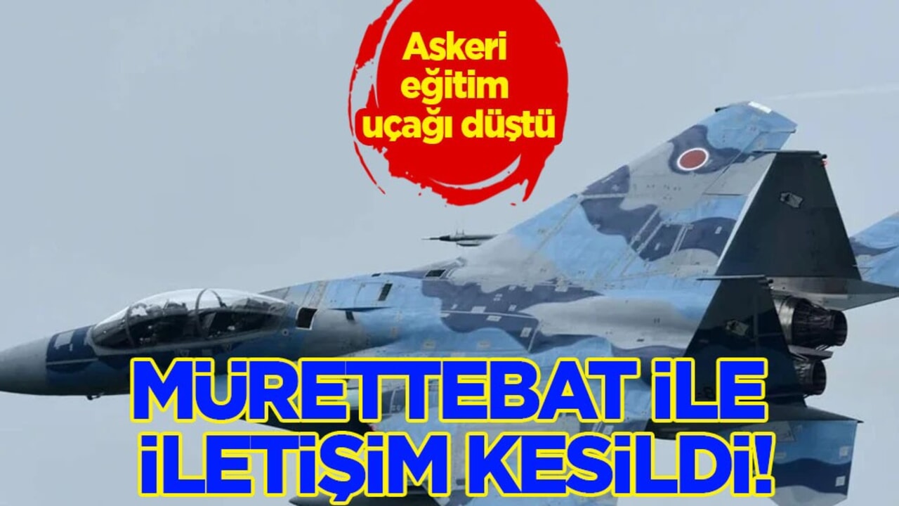 Japonya'da askeri eğitim uçağı düştü: Mürettebat: iletişim kesildi! Kötü haber geldi