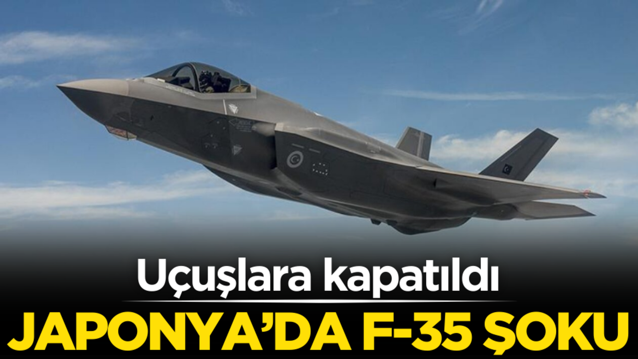 Japonya’da F-35 şoku! Uçuşlara kapatıldı
