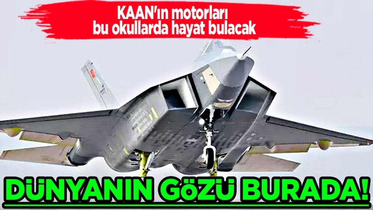 KAAN motorları bu okullarda hayat bulacak! KAAN'ın kalp mucidinden yeni hamle!