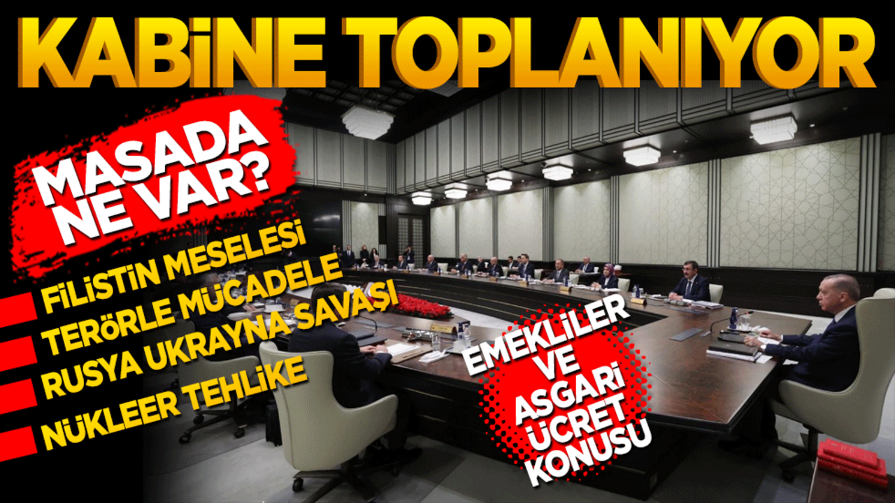 Kabine toplanıyor! Masada ne var?