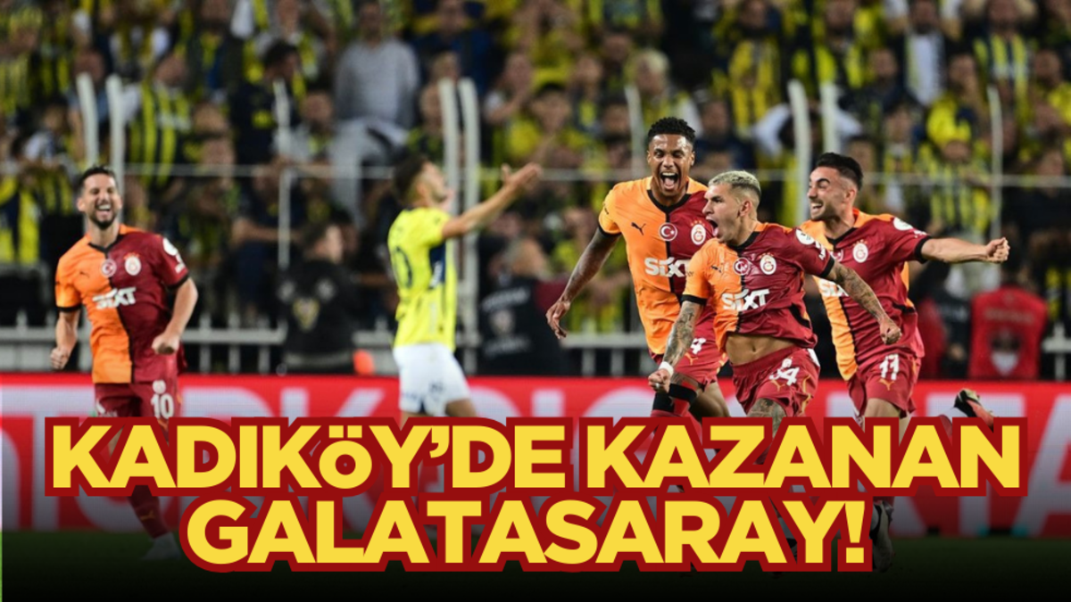 Kadıköy’de kazanan Galatasaray! Puan farkı 5'e çıktı