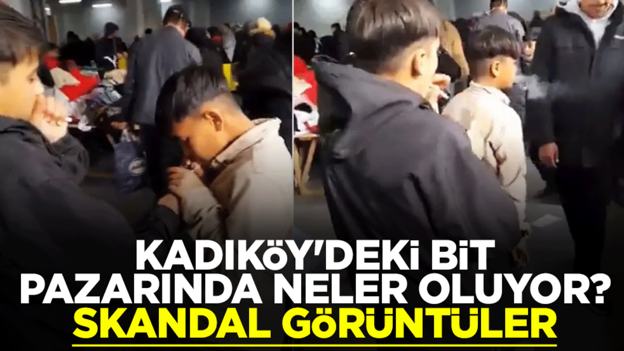 Kadıköy'deki bit pazarında neler oluyor? Skandal görüntüler! Minguzzi'nin katilini idol seçtiler
