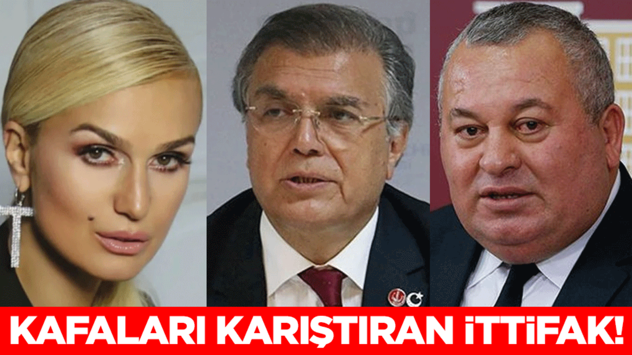 Kafaları karıştıran ittifak! Tuğba Özay, Doğan Aydal ve Cemal Enginyurt kol kola