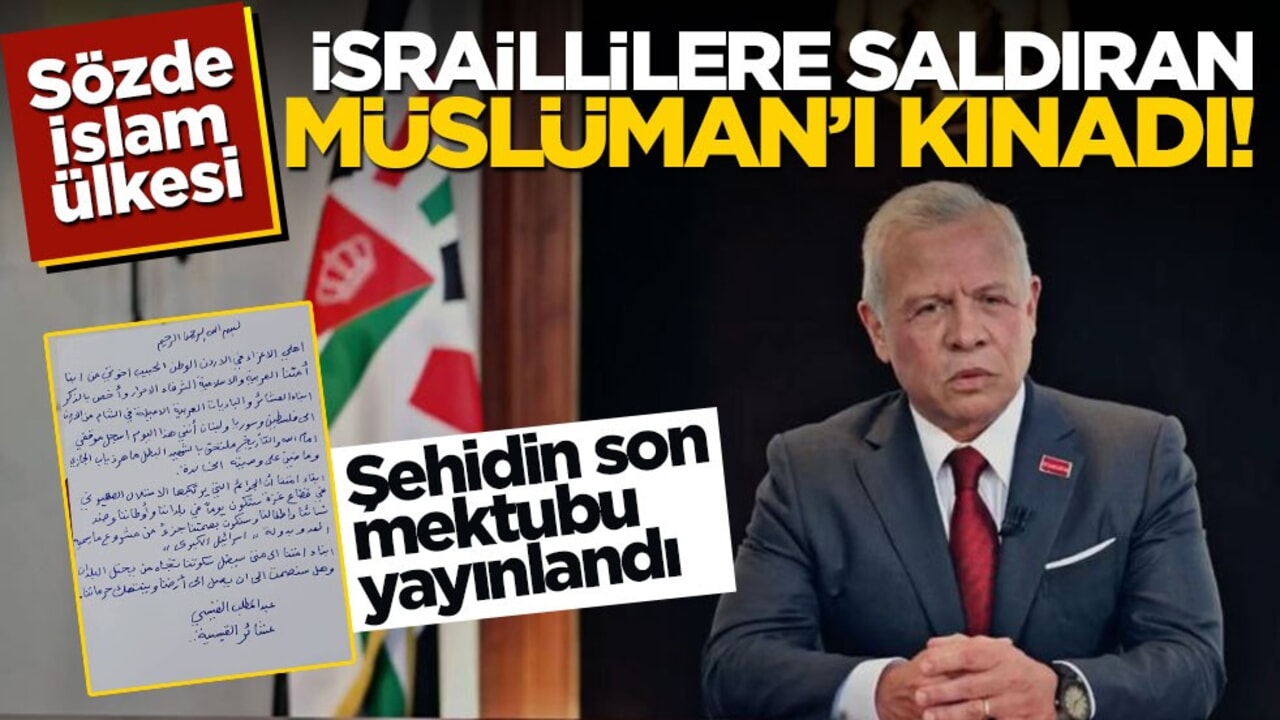 Kağıt üstünde İslam ülkesi... Yersen!.. İsrailli teröristlere saldıran Müslüman'ı kınadı