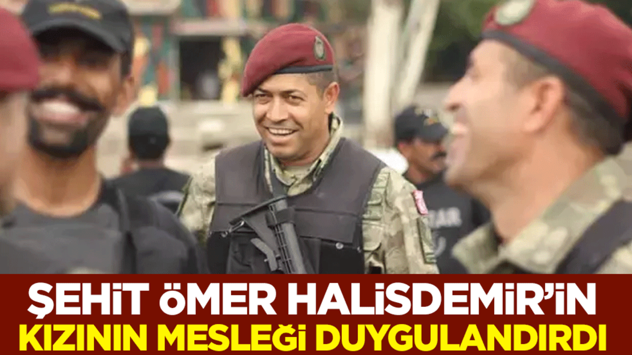 Kahraman şehidimiz Şehit Ömer Halisdemir’in kızı teğmen oldu