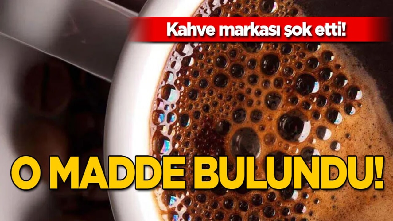 Kahve markasında ilaç etken maddesi bulundu! Bakanlık duyurdu: Şok etti!