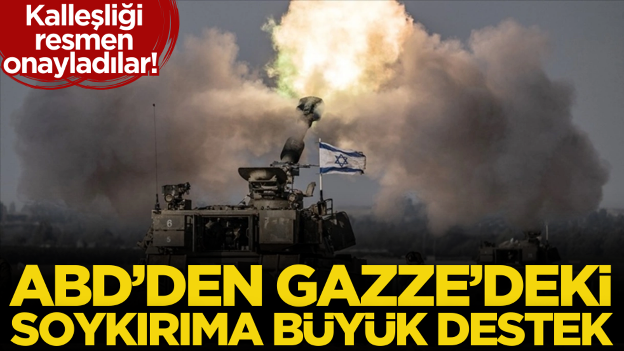 Kalleşliği resmen onayladılar! ABD’den Gazze’deki soykırıma büyük destek