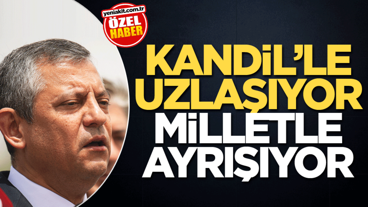 Kandil'le uzlaşıyor milletle ayrışıyor