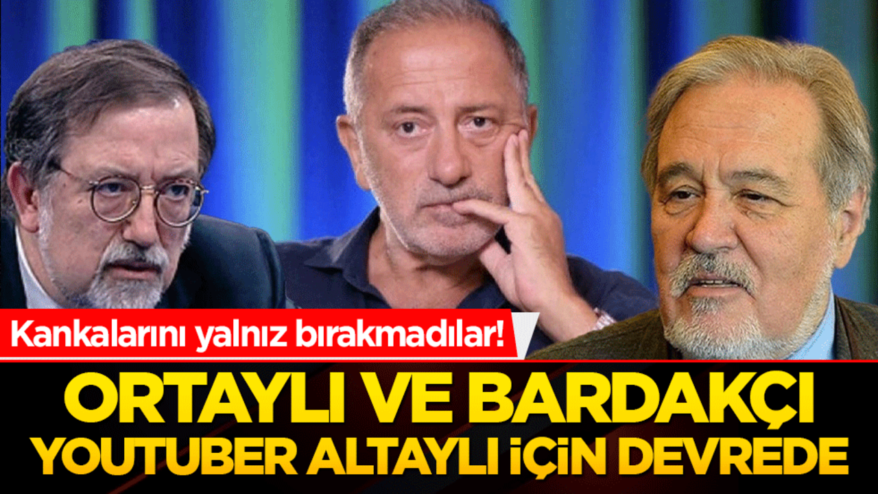 Kankalarını yalnız bırakmadılar! Ortaylı ve Bardakçı Youtuber Altaylı için devrede