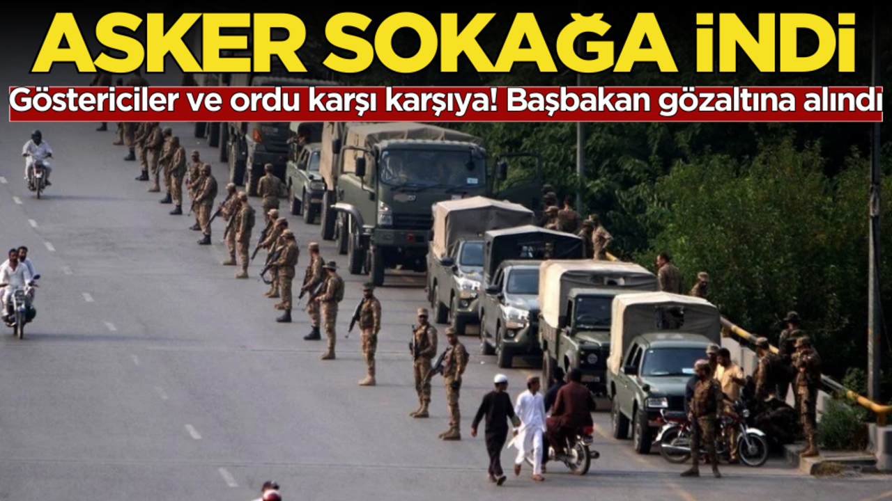 Kardeş ülke karıştı, ordu sokağa indi! Başbakan gözaltında