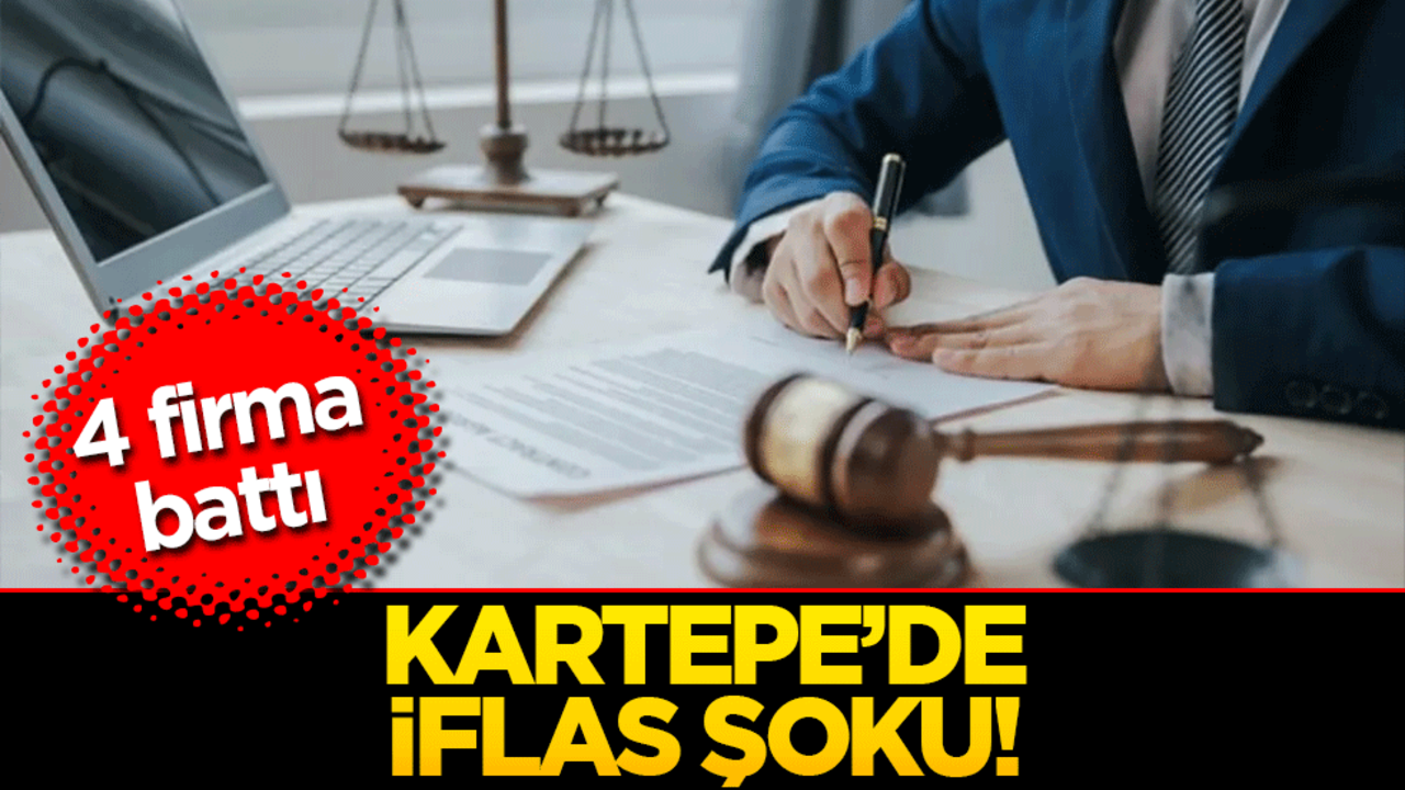 Kartepe’de iflas şoku! 4 firma battı
