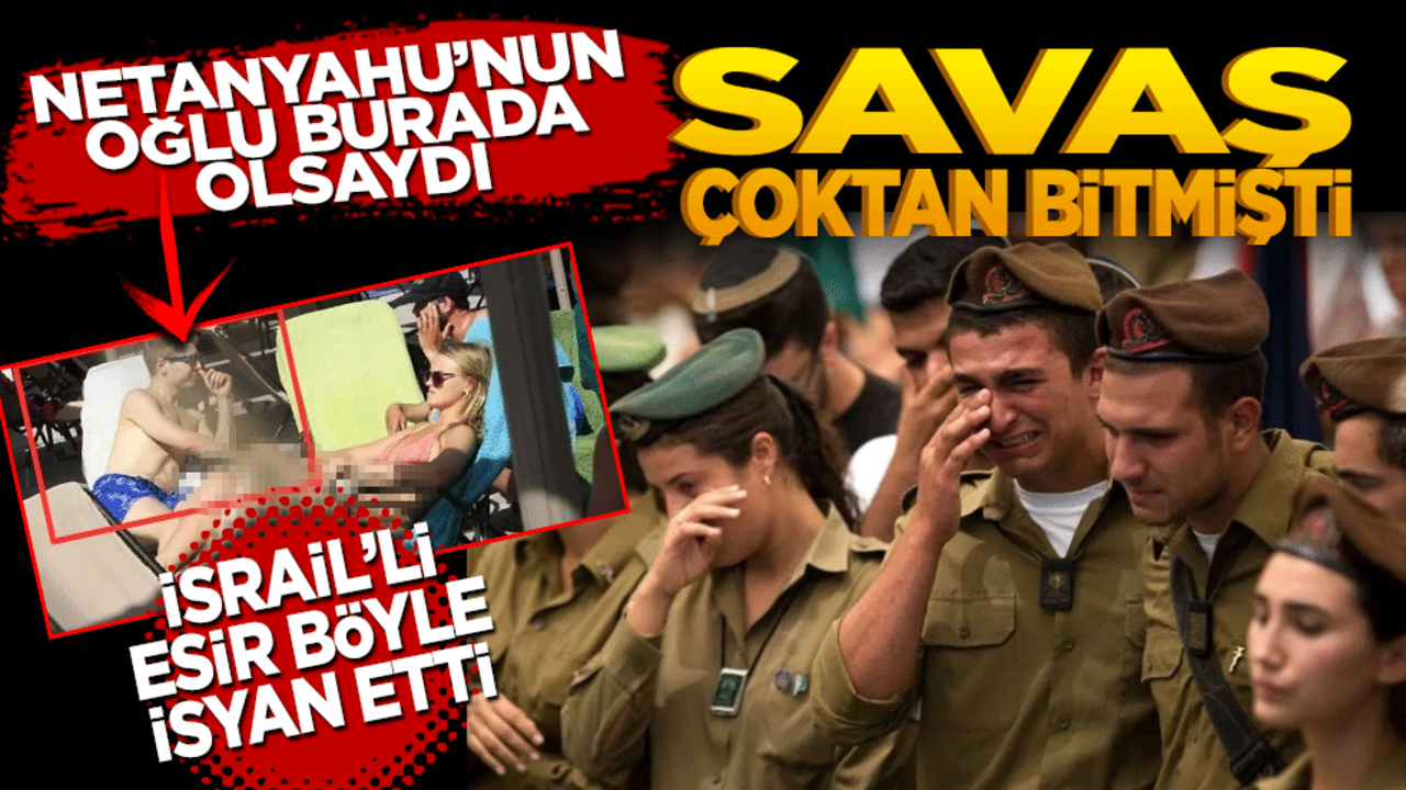 Kassam tarafından kurtarılan İsrailli esir: Netanyahu'nun oğlu burada olsaydı savaş çoktan bitmişti