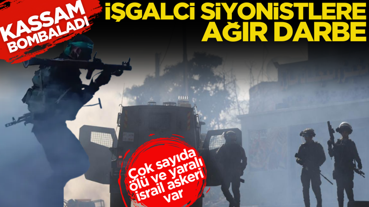 Kassam Tugayları’ndan işgalci siyonistlere darbe