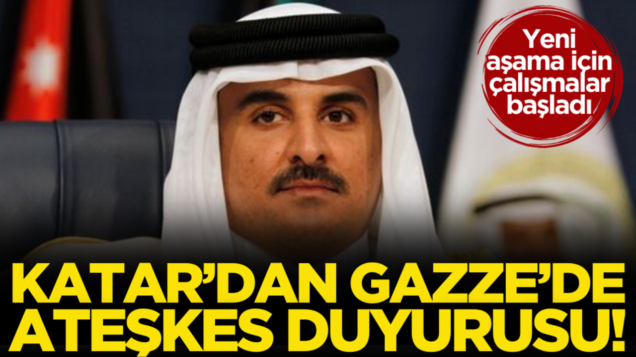 Katar’dan ateşkes duyurusu! Yeni aşama için çalışmalar başladı
