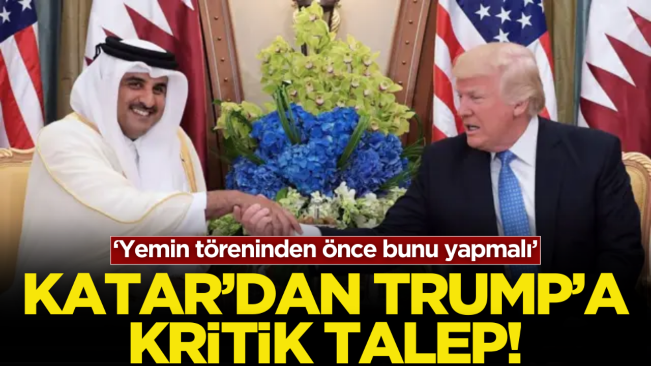 Katar’dan Trump’a kritik talep: ‘Yemin etmeden önce bunu yapmalı’