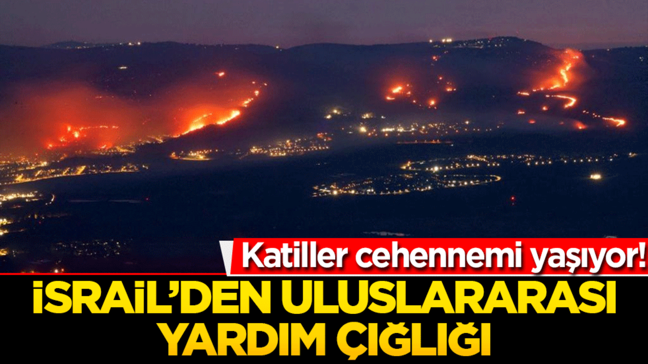 Katil İsrail alevlerle boğuşuyor: Yardım çağrısı uluslararası boyuta taşındı