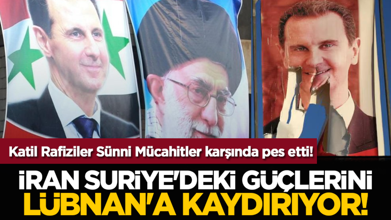 Katil Rafiziler Sünni Mücahitler karşında pes etti! İran Suriye'deki güçlerini Lübnan'a kaydırıyor!