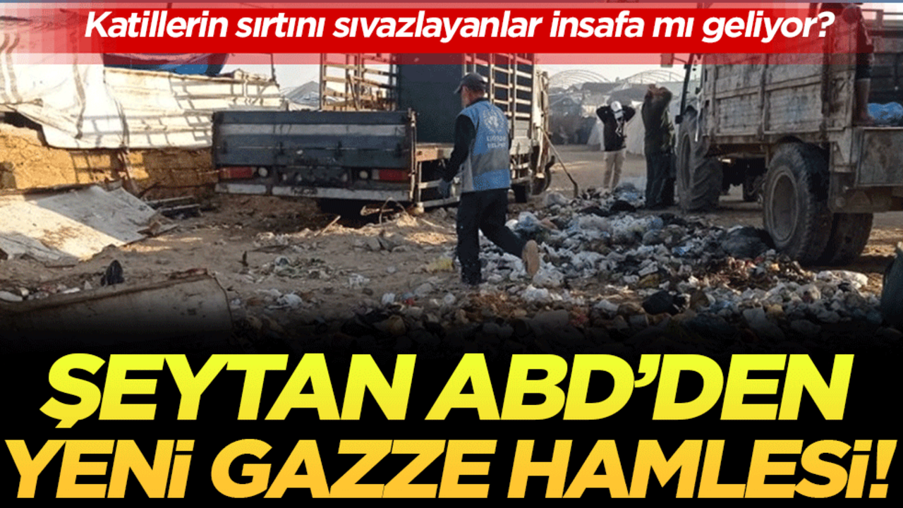 Katillerin sırtını sıvazlayanlar insafa mı geliyor? Şeytan ABD'den yeni Gazze hamlesi!