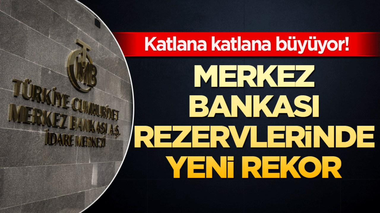 Katlana katlana büyüyor! Merkez bankası rezervlerinde yeni rekor